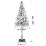 vidaXL Witte Kunstkerstboom 180cm - 72% Korting