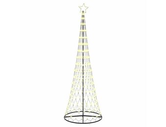 VidaXL LED Kerstboom Warmwit 302.5cm - 69% Korting