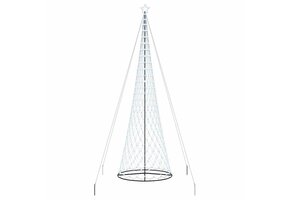 vidaXL LED Kerstboom Koudwit 399cm - 64% Korting!