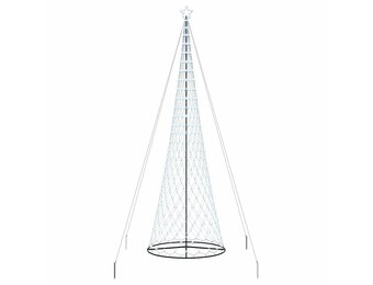 vidaXL LED Kerstboom Koudwit - 61% Korting