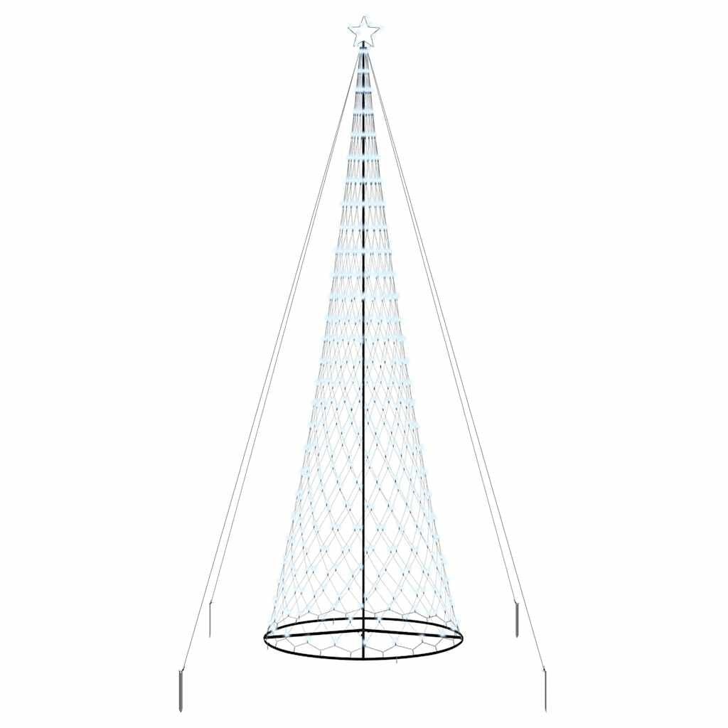 vidaXL LED Kerstboom Koudwit - 61% Korting