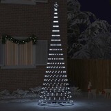 vidaXL LED Kerstboom Koudwit - 61% Korting