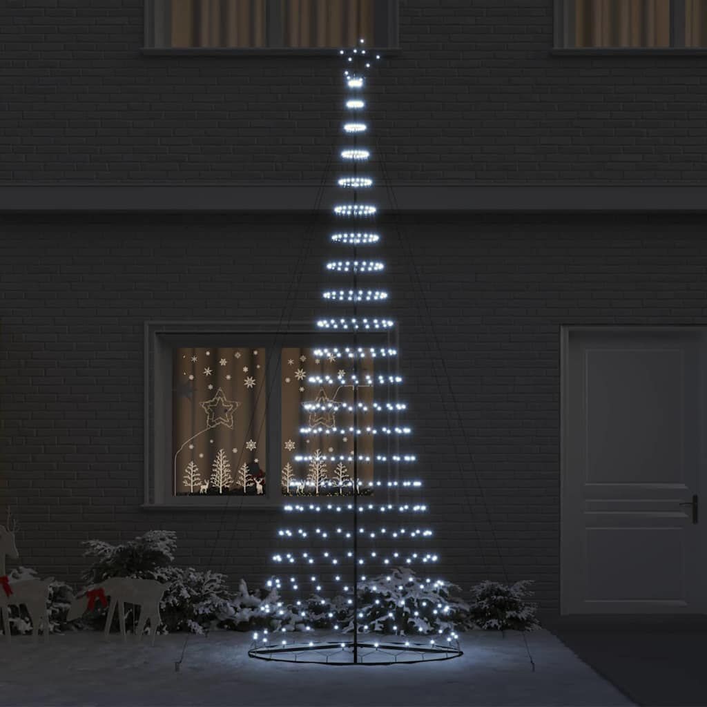 vidaXL LED Kerstboom Koudwit - 61% Korting