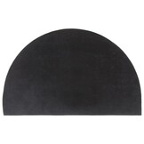 vidaXL Deurmat Kokosvezel Halfrond 50x80cm Donkergrijs (59% Korting)