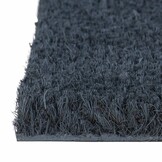 vidaXL Deurmat Kokosvezel Halfrond 50x80cm Donkergrijs (59% Korting)