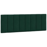 vidaXL Hanko Hoofdbordkussen 140cm Fluweel Donkergroen - 55% Korting!