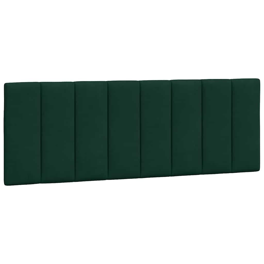 vidaXL Hanko Hoofdbordkussen 140cm Fluweel Donkergroen - 55% Korting!