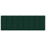 vidaXL Hanko Hoofdbordkussen 140cm Fluweel Donkergroen - 55% Korting!