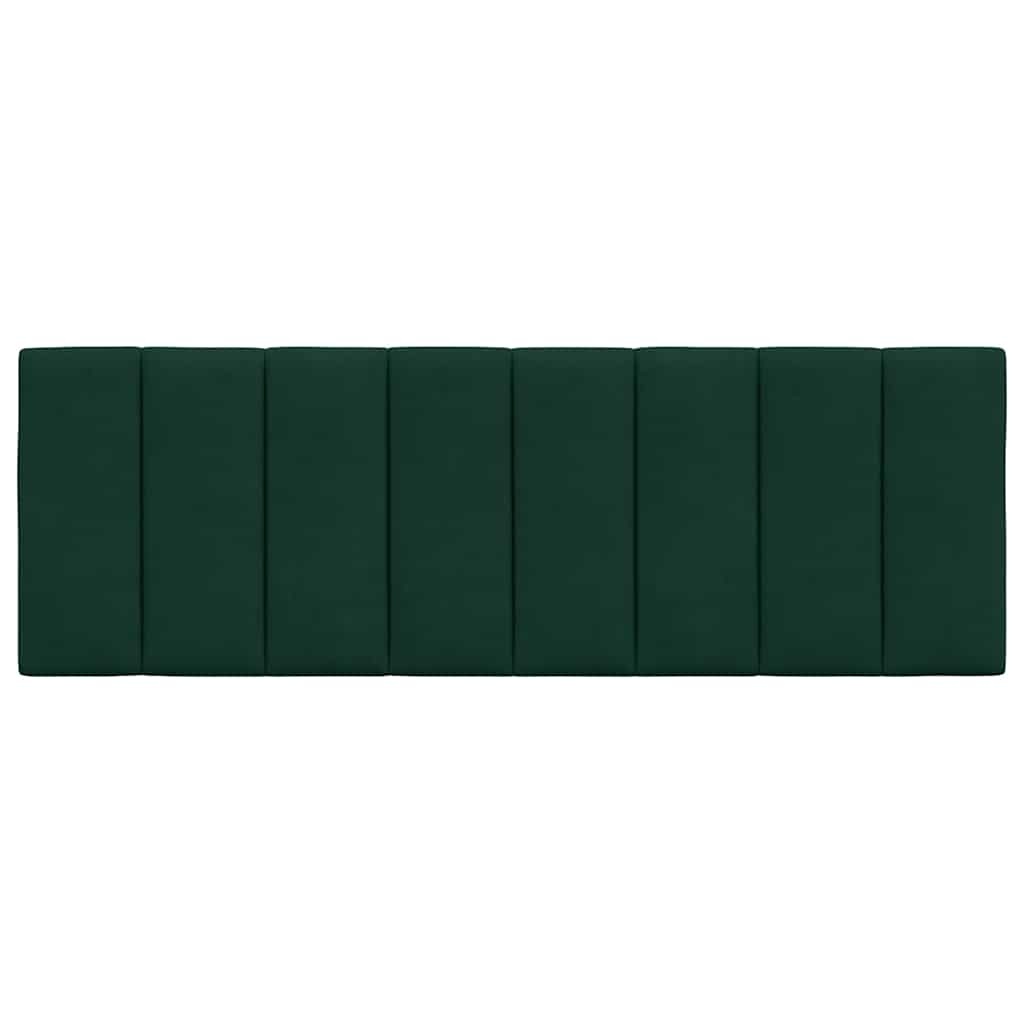vidaXL Hanko Hoofdbordkussen 140cm Fluweel Donkergroen - 55% Korting!