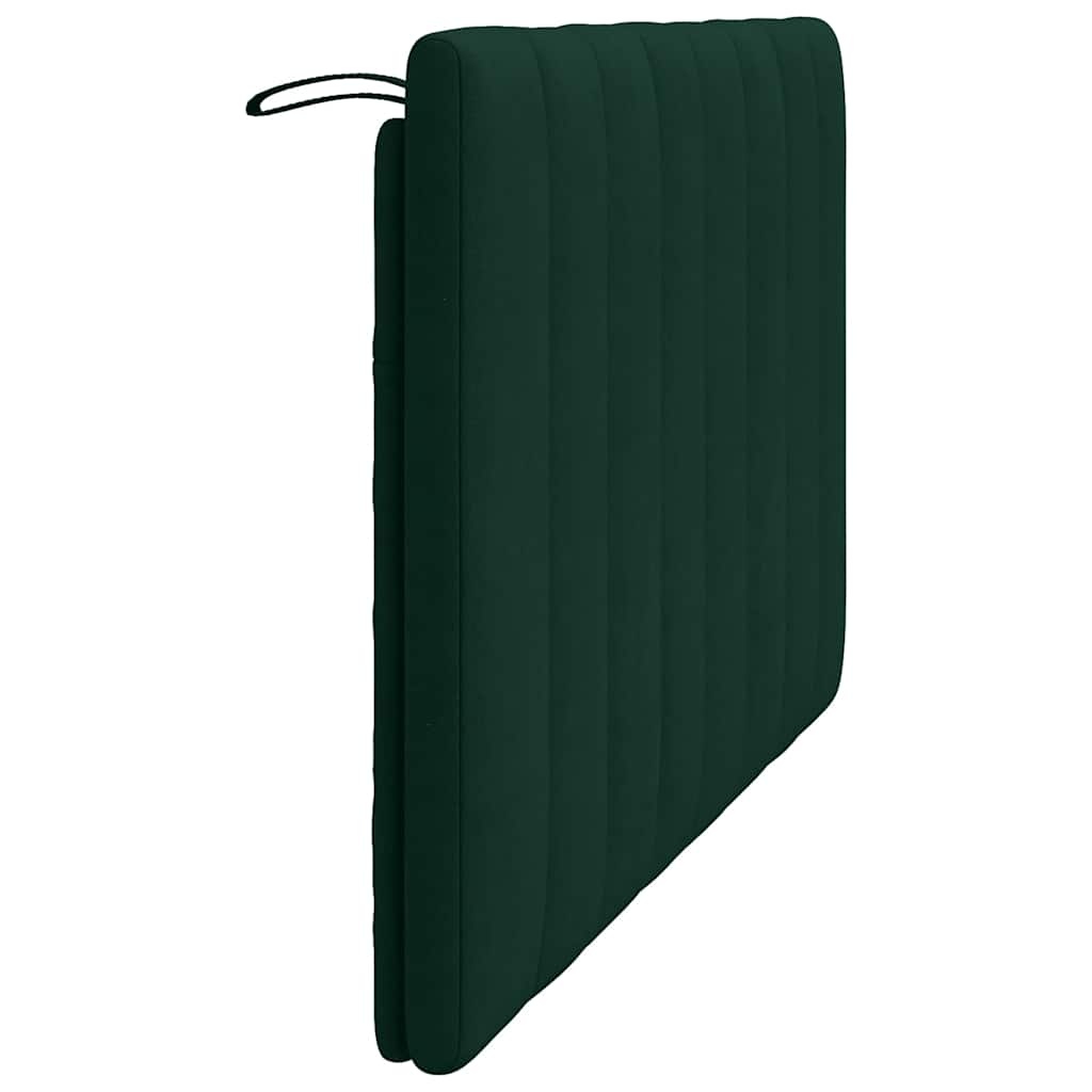 vidaXL Hanko Hoofdbordkussen 140cm Fluweel Donkergroen - 55% Korting!