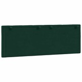 vidaXL Hanko Hoofdbordkussen 140cm Fluweel Donkergroen - 55% Korting!