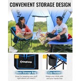 Opvouwbare campingstoel Moon Chair 36% Korting