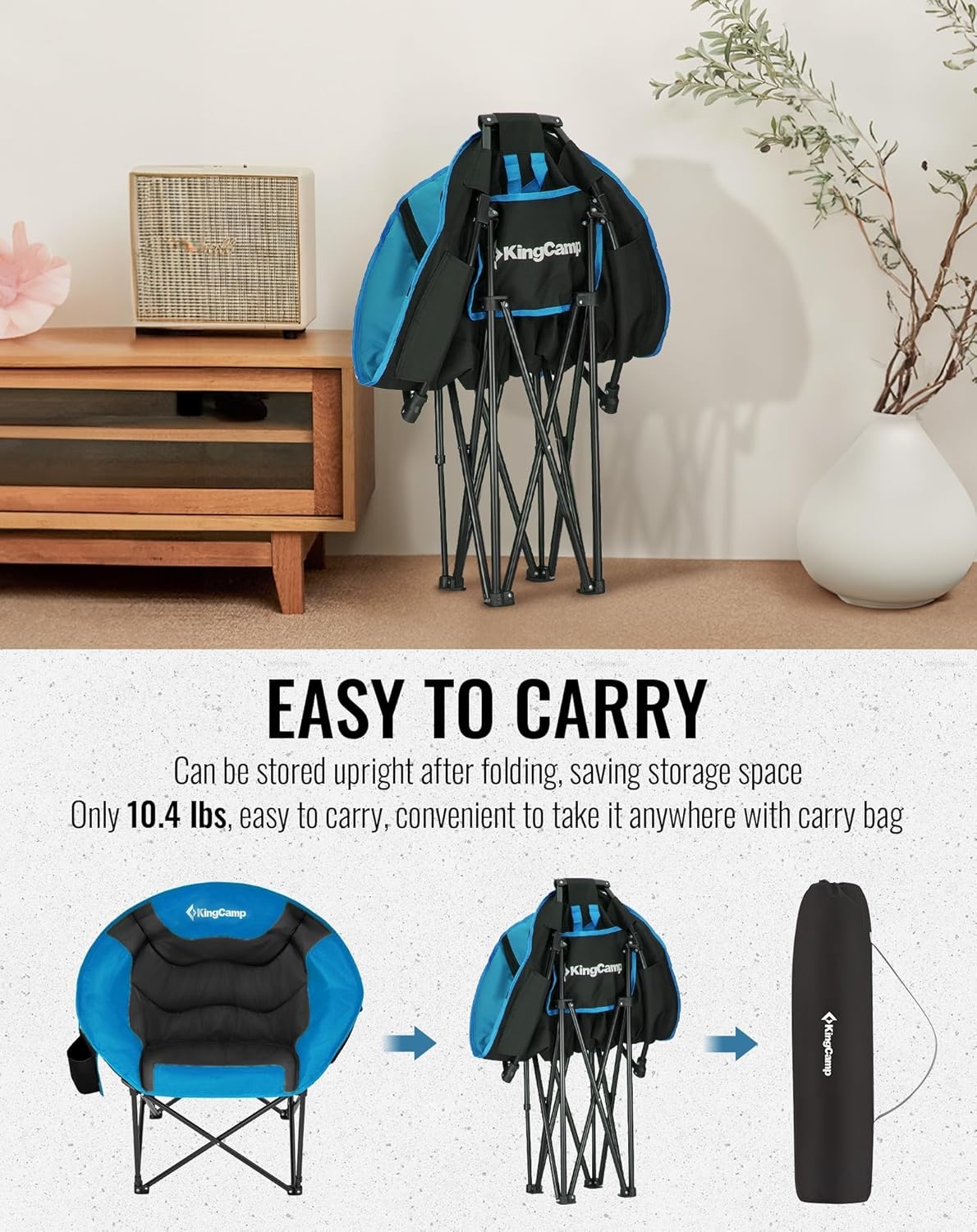 Opvouwbare campingstoel Moon Chair 36% Korting