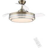 Plafondventilator 107cm met Licht & Afstandsbediening - 38% Korting