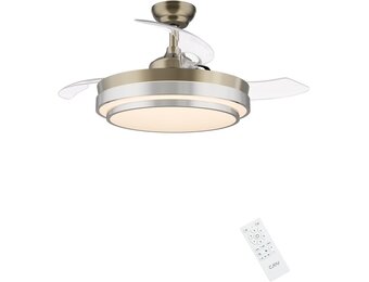 Plafondventilator 107cm met Licht & Afstandsbediening - 38% Korting