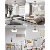 Plafondventilator 107cm met Licht & Afstandsbediening - 38% Korting