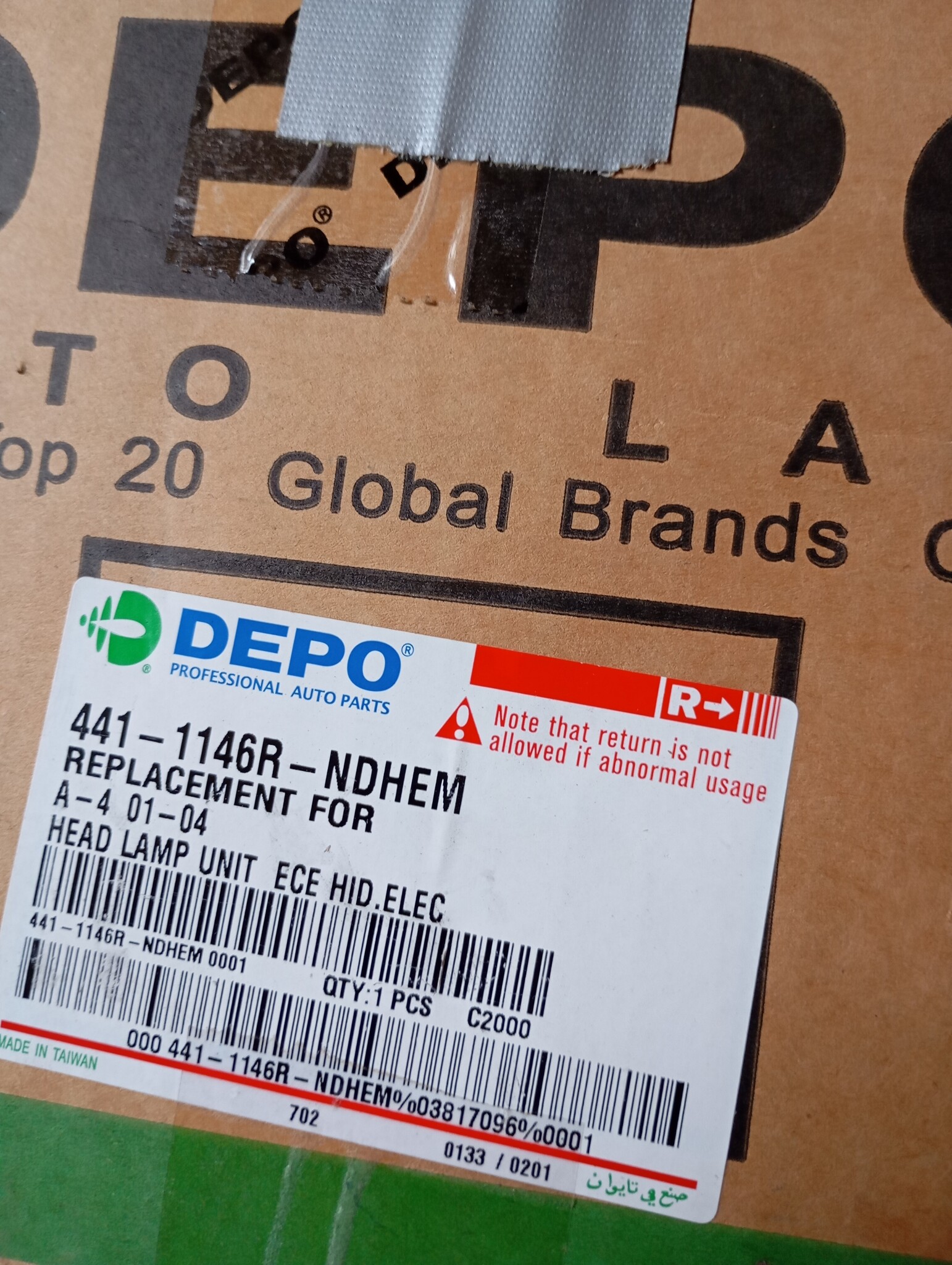 Koplamp Xenon Rechts Audi A4 (2000-2005) - 64% Korting!