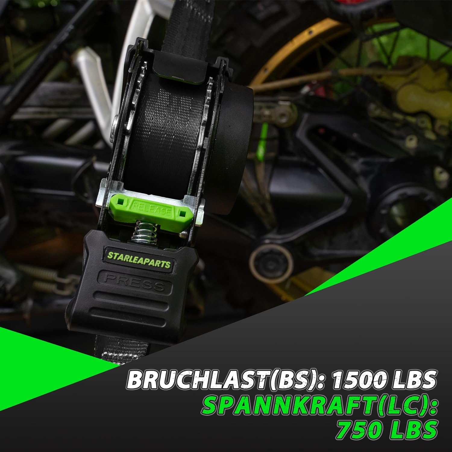 Automatische Spanbanden S-Haken Zwart/Grijs 3.6m (22% korting)