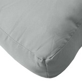 vidaXL Palletkussens Lichtgrijs - 70% Korting!