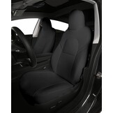 Tesla Model 3 Stoelhoes Set (2017-2023) - Custom Fit - Zwart - 71% Korting