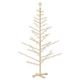 vidaXL Houten Kerstboom Naturel 180 cm - 60% Korting