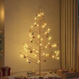 vidaXL Houten Kerstboom Naturel 180 cm - 60% Korting