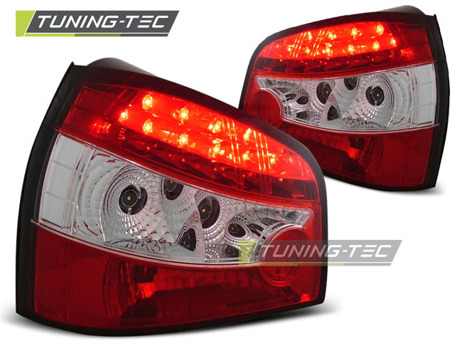 Achterlichten Audi A3 Hatchback 1996-2000 Rood Helder LED (64% Korting)