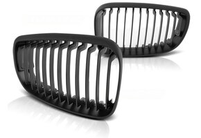 Matzwarte Voorgrill BMW 1-serie E87 (2007-2013) - 63% Korting!
