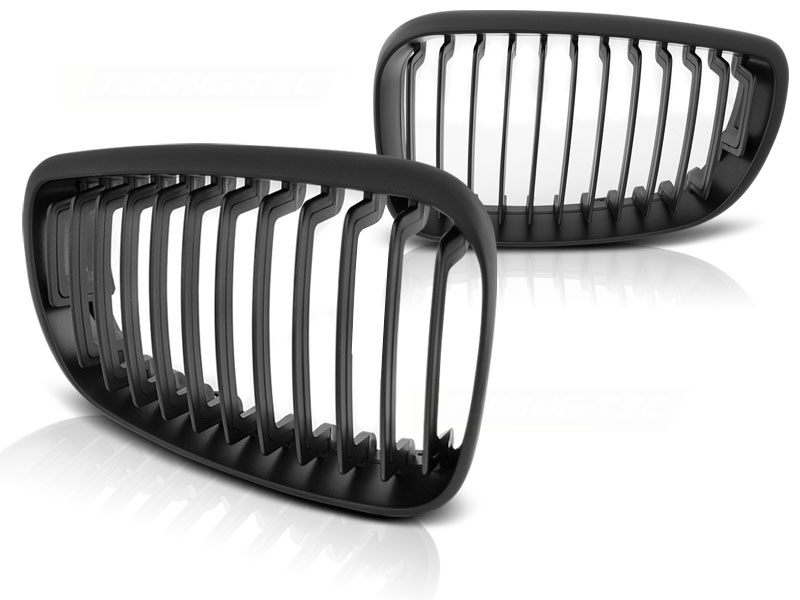 Matzwarte Voorgrill BMW 1-serie E87 (2007-2013) - 63% Korting!