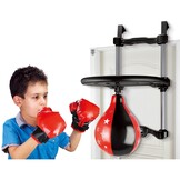 Kinderboksset met deurbevestiging, bokspeer en slagteller, PVC, 66x40x50 cm