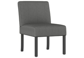 VidaXL Fauteuil Stof Donkergrijs - 64% Korting!