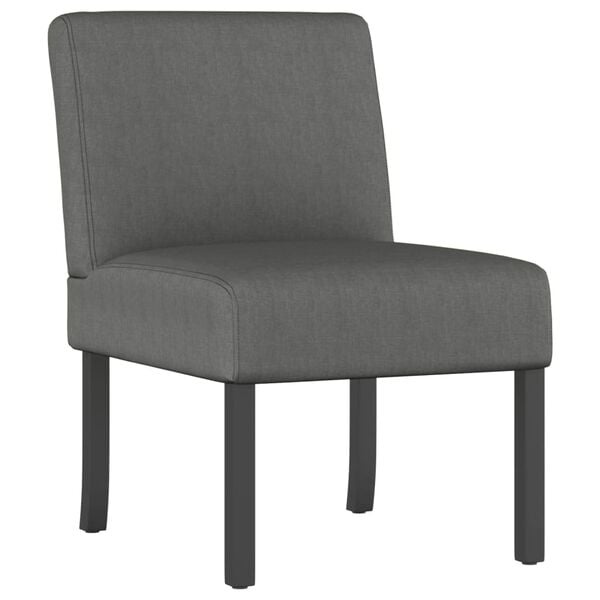 vidaXL Fauteuil Stof Donkergrijs - 60% Korting!