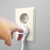 Schuko Verlengsnoer 5m Platte Hoekstekker Wit (45% Korting)