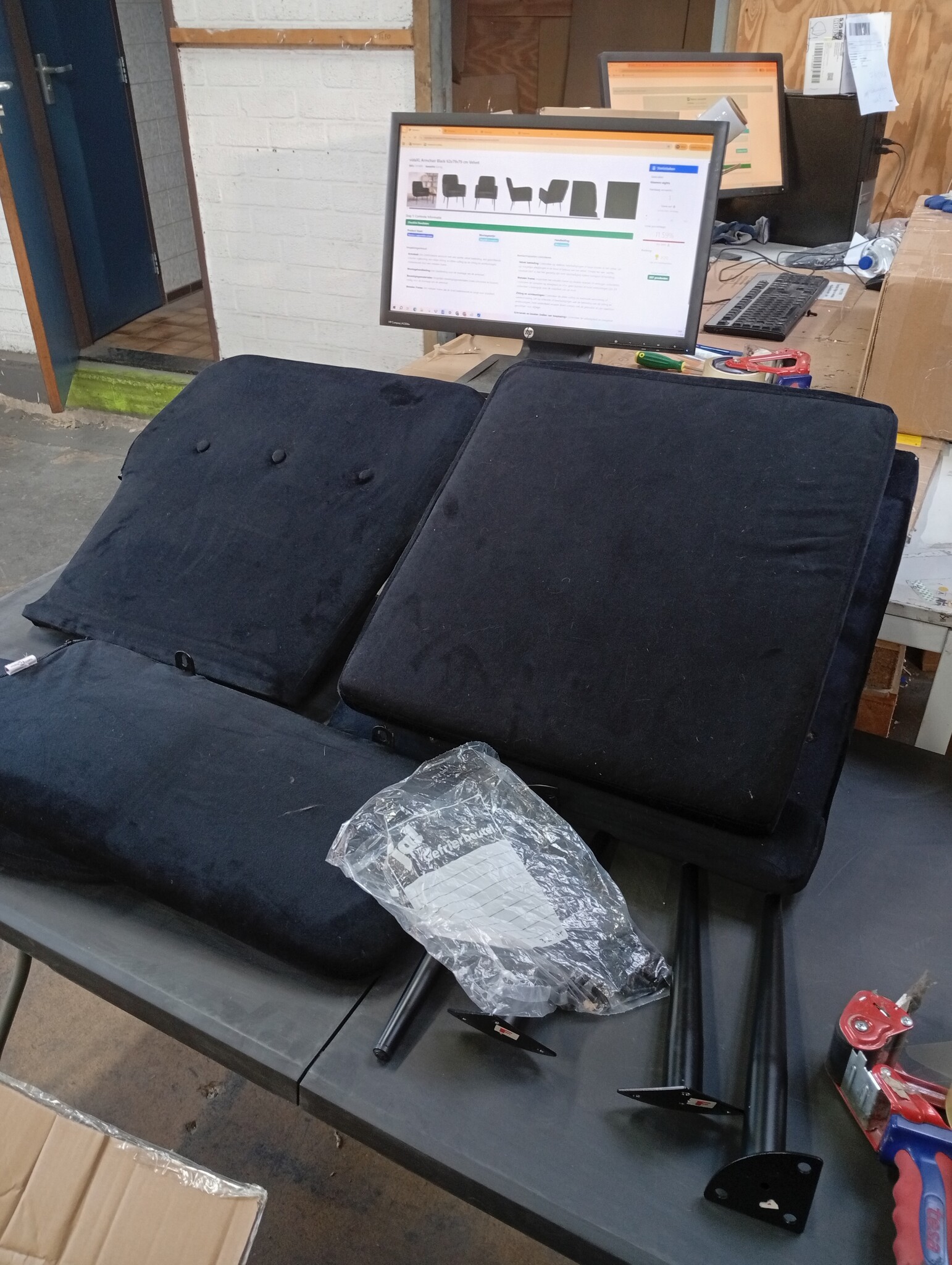 vidaXL Fauteuil Fluweel Zwart - 62% Korting!