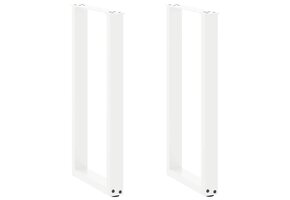 VidaXL Console Tafelpoten U-vormig - Staal Wit - 67% Korting