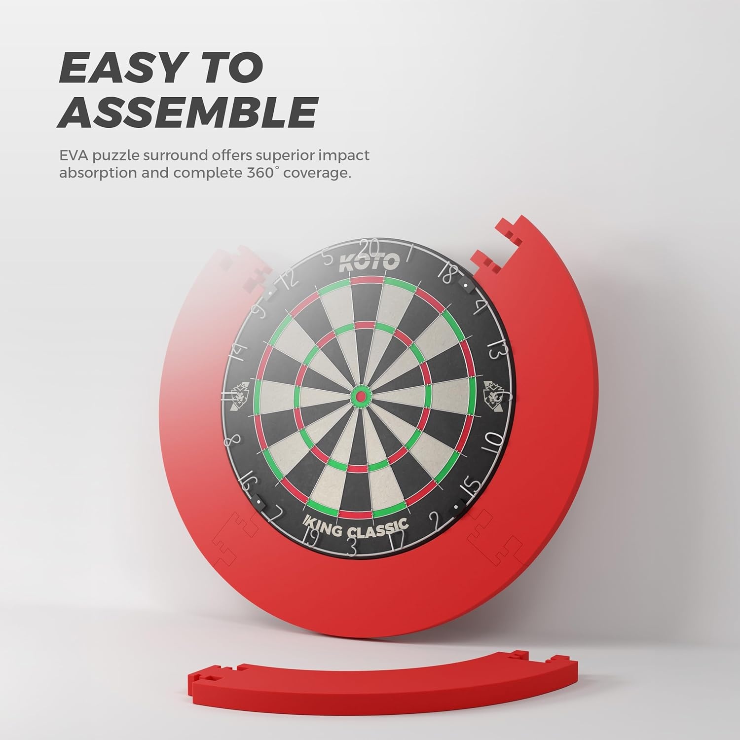 Darts Surround 4-delig Zwart - 51% Korting!