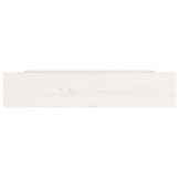 VidaXL Bedlades Grenenhout Wit - 66% Korting!