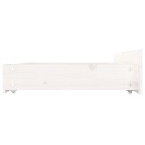 VidaXL Bedlades Grenenhout Wit - 66% Korting!