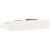 VidaXL Bedlades Grenenhout Wit - 66% Korting!