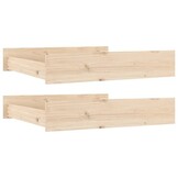 2x Grenenhouten Bedlades - 60% Korting