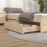 2x Grenenhouten Bedlades - 60% Korting
