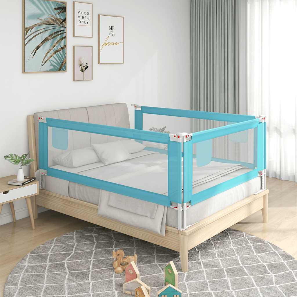 vidaXL Bedhekje Blauw (100x25 cm) - 45% Korting