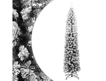 VidaXL Smalle Kerstboom Sneeuw 210cm - 59% Korting!
