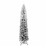 VidaXL Smalle Kerstboom Sneeuw 210cm - 59% Korting!