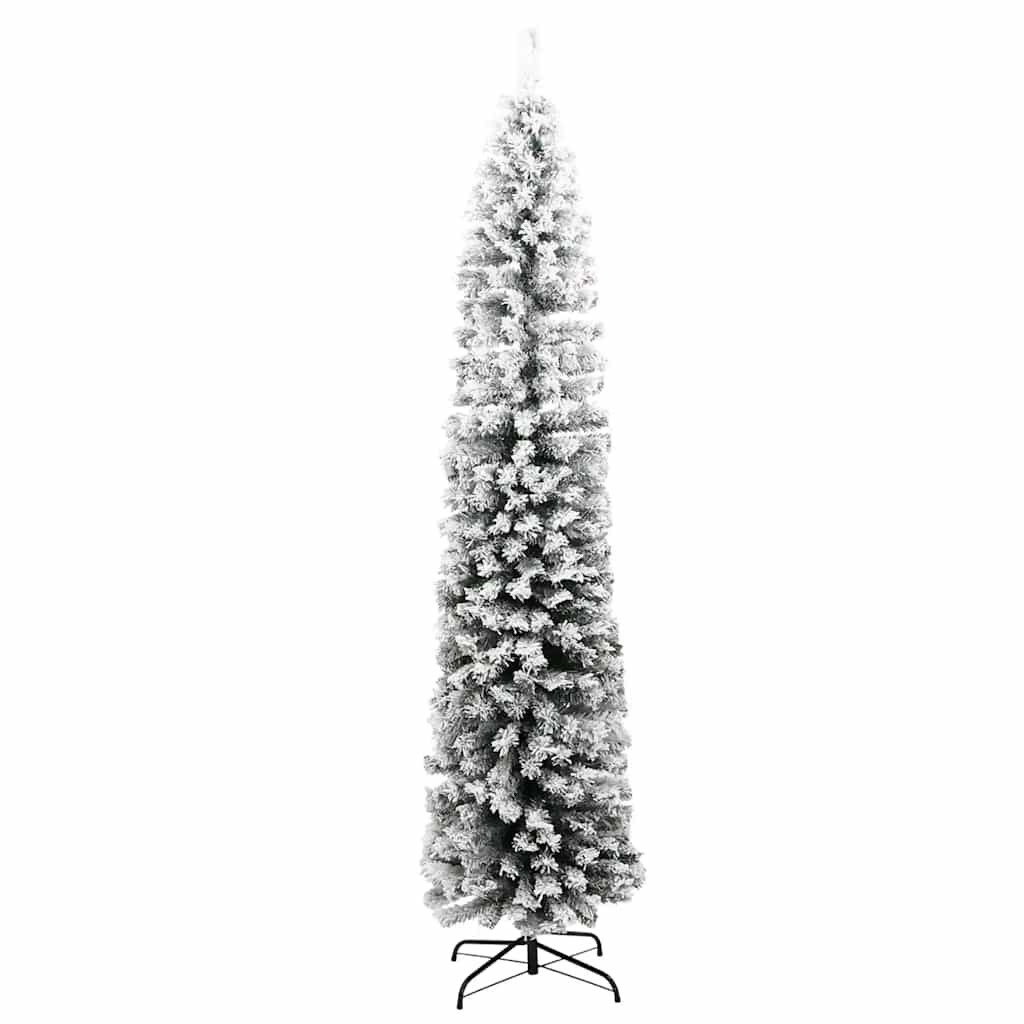 VidaXL Smalle Kerstboom Sneeuw 210cm - 59% Korting!