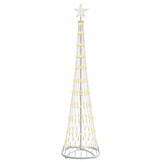 vidaXL LED Kerstboom Warmwit - 190cm - 55% Korting!