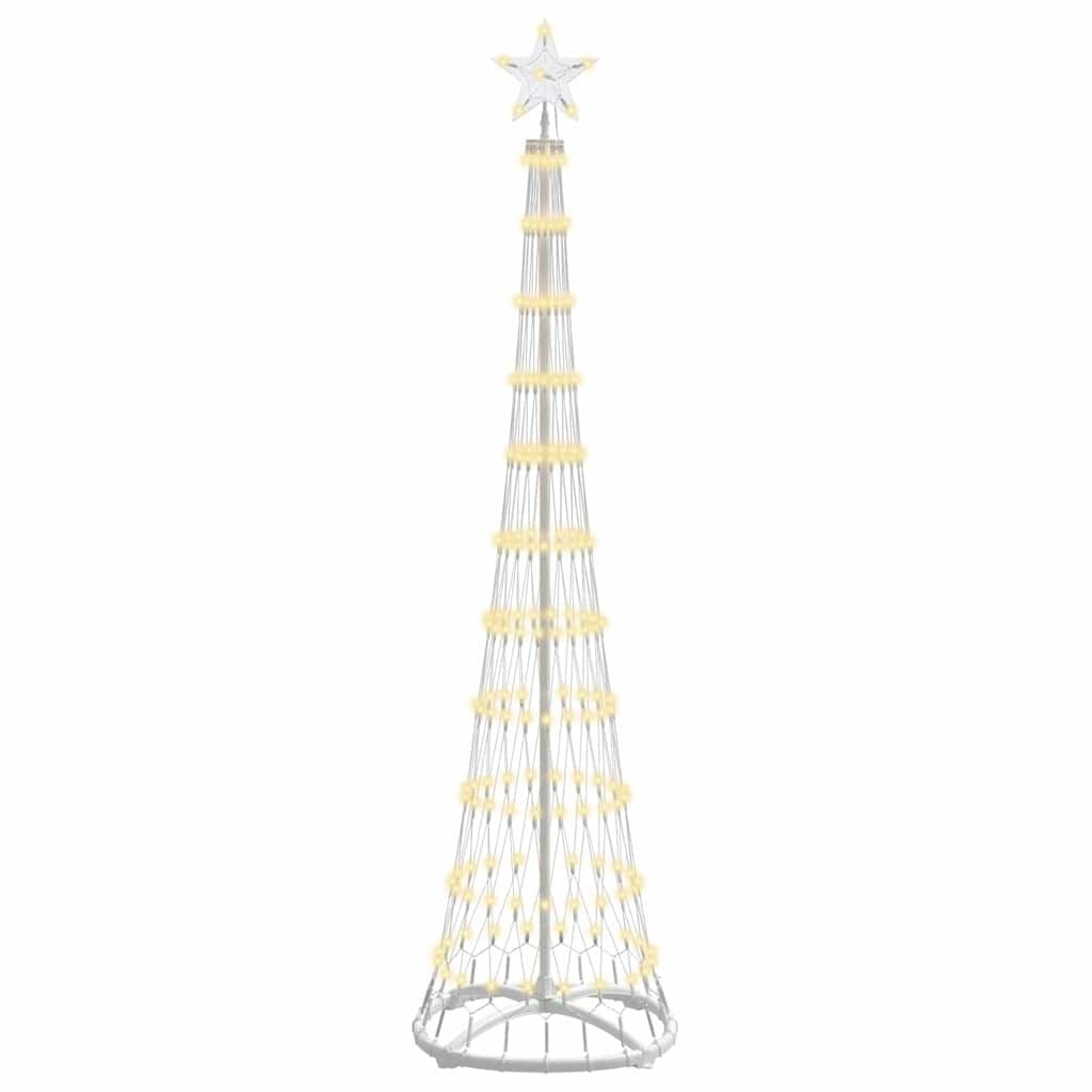 vidaXL LED Kerstboom Warmwit - 190cm - 55% Korting!