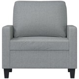 Driezitsbank 180cm Stof Donkergrijs - 65% Korting