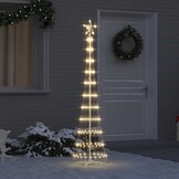 vidaXL LED Kerstboom Warmwit - 190cm - 55% Korting!