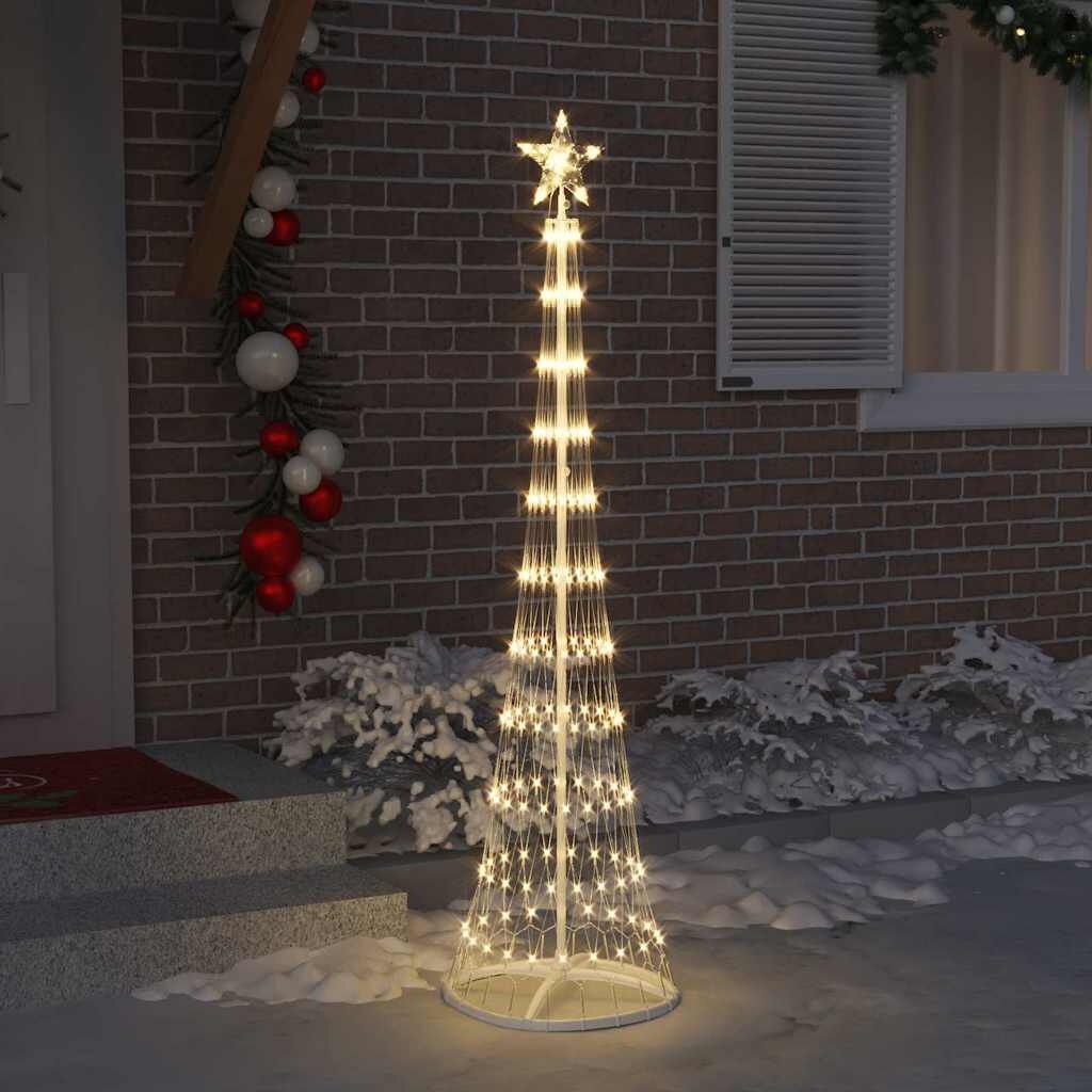 vidaXL LED Kerstboom Warmwit - 190cm - 55% Korting!